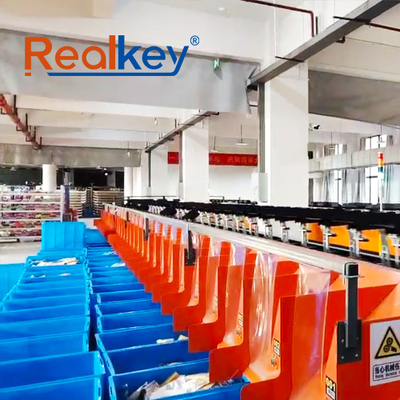 Good price Reliable Tilt Tray Conveyor Warehouse Sorter Low Energy Consumption 7200-10800p/H Capacity online