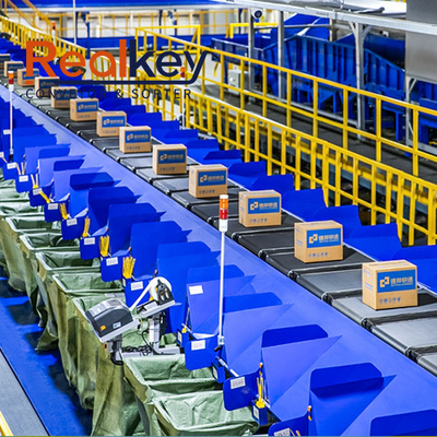 Good price Durable Cross Belt Sorter Automated Space Saving For Parcels online