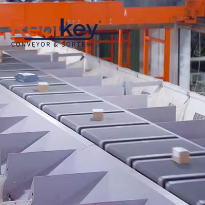 Good price High Accuracy Cross Belt Sorter Efficient Streamlined With Easy Maintenance online