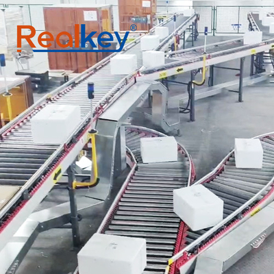 Good price Flexible Roller Conveyor System Easy Maintenance For Logistics Centers online