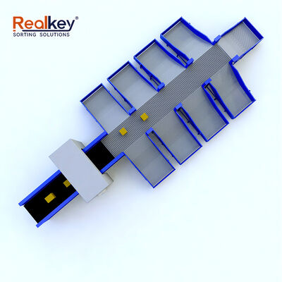 Giá tốt Hệ thống phân loại bưu kiện tự động mới Realkey Modular Belt Sorter với dung lượng 3500Pph và thiết kế nhỏ gọn 20Kg Load trực tuyến