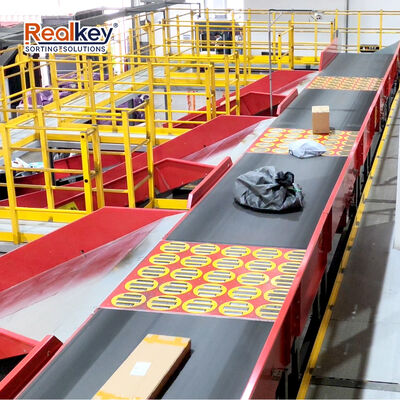 quality High Productivity Swivel Wheel Sorter with 99.99% Accuracy and Adjustable Speed for 50kg Load Capacity factory