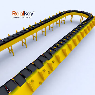 Dobra cena Wysokiej dokładności 99,99% sorter z 10800 p/h i dostosowalne wymiary do logistyki magazynowej w Internecie
