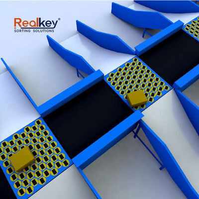 Giá tốt Máy phân loại bánh xe xoay năng suất cao với độ chính xác 99,99%, tốc độ có thể điều chỉnh và tải trọng 50 kg cho ngành logistics trực tuyến